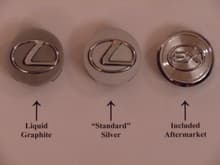 CORRECT Caps for 18&quot; LS430 (Hyperblack) Clone Wheels