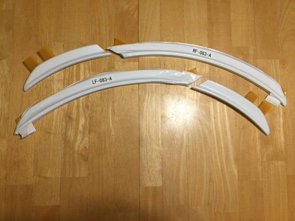 Exterior Body Parts - FS VA - BRAND NEW Ultra White JDM RCF fender molding - New - All Years Lexus RC F - Leesburg, VA 20176, United States