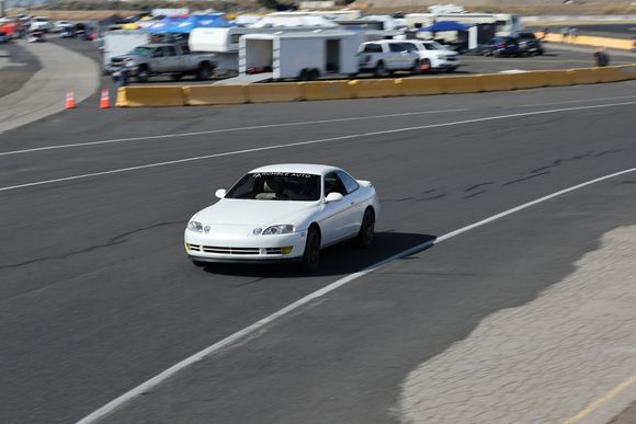 Go Slicktop Go!  Blasting onto the front straight away with as much speed as I could muster