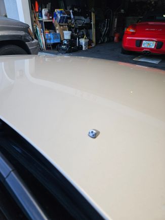 Ls400 Passenger side window washer nozzle replacement mocha color. 