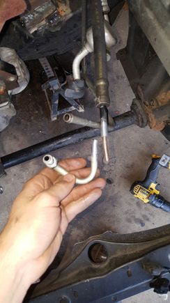 Power steering fitting conversion