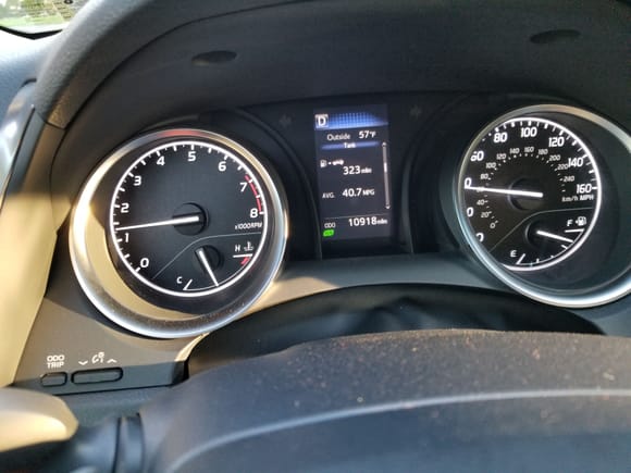 Check out that mpg never had a car that did that before