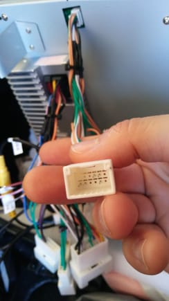 Tesla screen side female socket 12 pin.