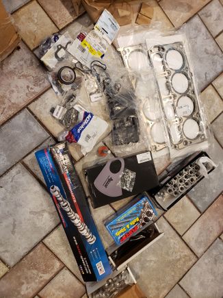 ordered gaskets, seals, and valve train upgrades from Texas Speed. 