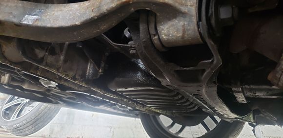 Place of oil leak 