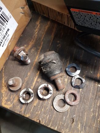 This was parts we had to cut to remove shock.