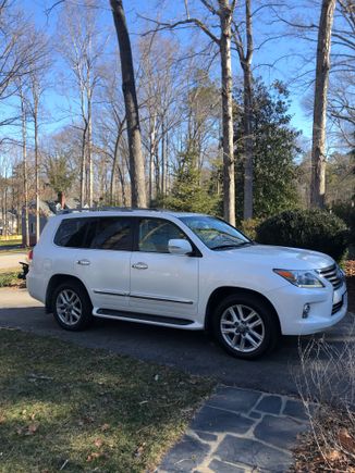 All, I wanted to share a couple pics of my newly purchased 2014 LX. 89k, 2-owner, bought from a Lexus dealer and with FLSH. Interior looks great, as does exterior. There’s some surface rust on the frame I’m going to get checked out, but otherwise she seems like a good find. Thanks for all the prepurchase advice.