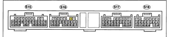 Yellow is the pulse generation pinout