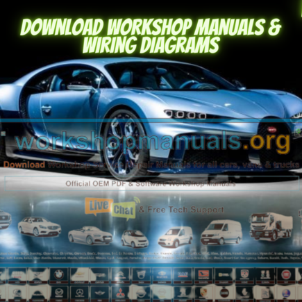 Finding accurate and comprehensive Workshop Service Repair Manuals for cars has never been easier. With our platform, you gain access to an extensive collection of meticulously curated manuals that cater to a wide spectrum of car models, makes, and years. Whether you're a seasoned automotive professional or an enthusiastic DIYer, our repository ensures you have the right resources at your fingertips. 
https://downloadworkshopmanuals.com/