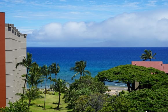 View from my condo hotel in Maui