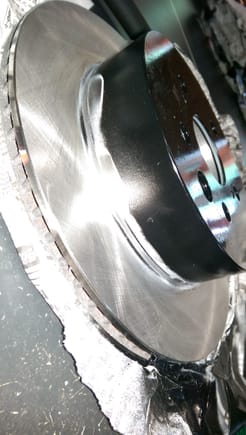 THis is what the rear rotors looked like with my method