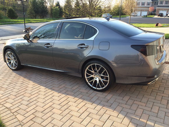 2013 Lexus GS350, Tinted, Blacked out, fined tuned and Giavanna Kilis chrome rims