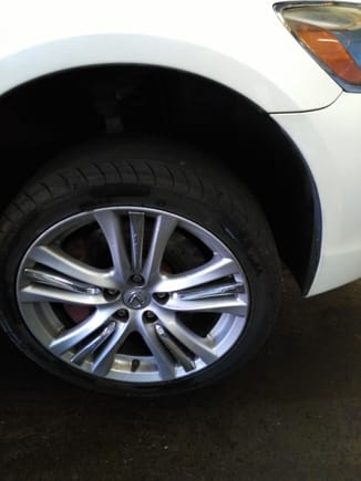 18inch rims with some ovation tires from China .