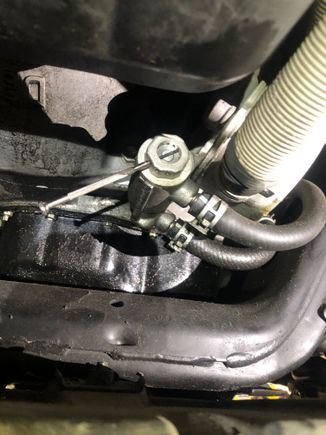 Pinned the thermostat