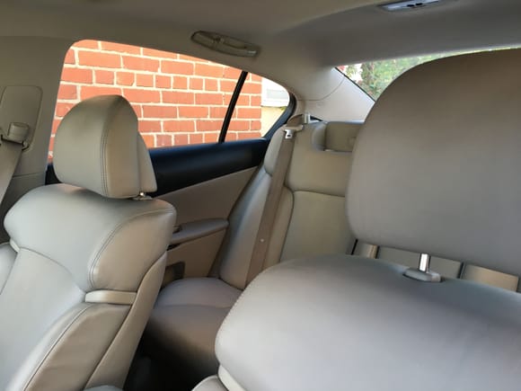 backseat headrests were found in garage and replaced