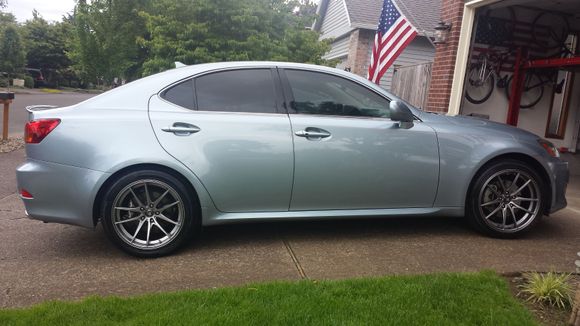 2008 Lexus IS250 with 18" Konig Oversteer wheels and Nitto Motivo tires