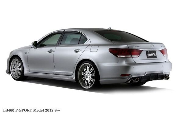 TOM's Racing Aero Under Spoiler Kit for Quad Exhaust, Lexus LS460 2013-17 F Sport