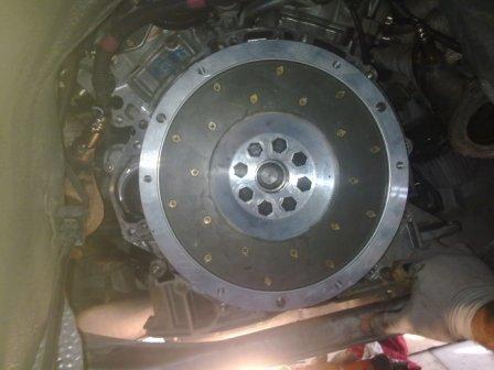 Flywheel Installed