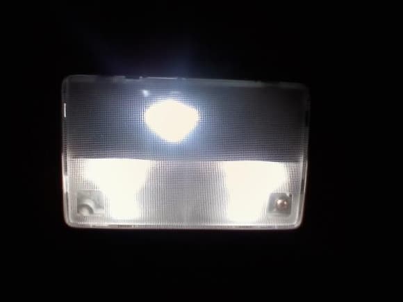 completed and cover on, well worth the ivestment,i replaced every bulb in the car with leds
