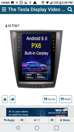 This is the newer model PX6 more memory $589 from phoenix automotive. If you order this for lexus year 2010-2011 with optical cable the seller send you an DSP amp for free? Worth $500. You can see the posts from verly6565 on Tesla for Lexus GS