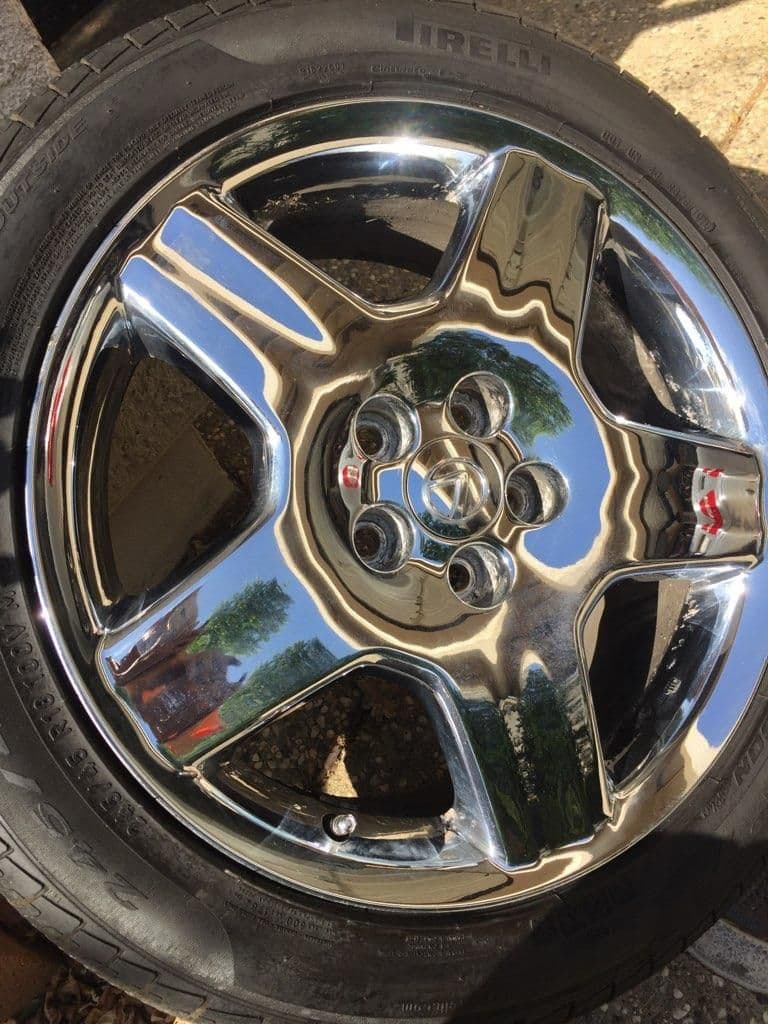 Wheels and Tires/Axles - LS 430 18-inch chrome wheels and tires - Used - 2004 to 2006 Lexus LS430 - Sacramento, CA 95752, United States