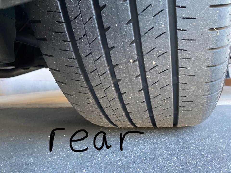 Rear Tire Inside Wear