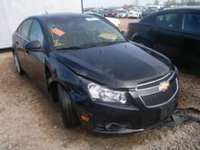 11 Salvage Chevy Cruze LTZ, the day I got the car from the auction..