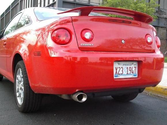 06 cobalt rear exhaust