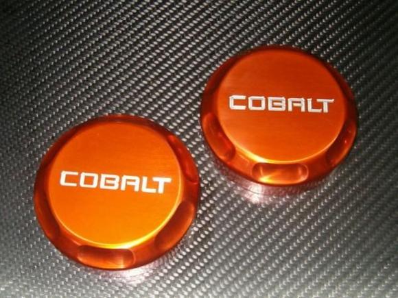 cobalt strut cover anodized orange