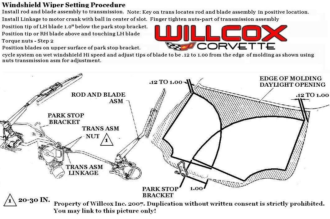 Wiper Adjustment Hitting A Pillar CorvetteForum Chevrolet Corvette