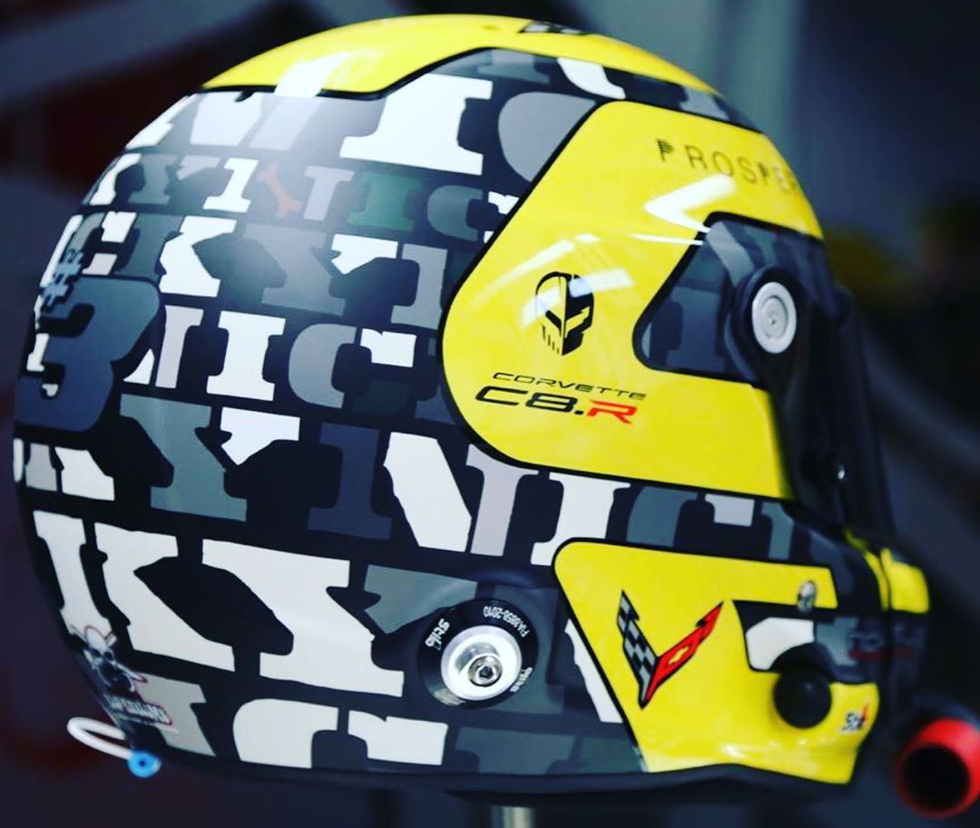 Corvette Racing ☆☆☆ 《New Design》Corvette C8.R driver's helmet