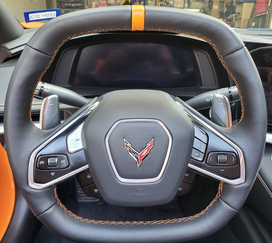 Center stripe on steering wheel CorvetteForum Chevrolet Corvette