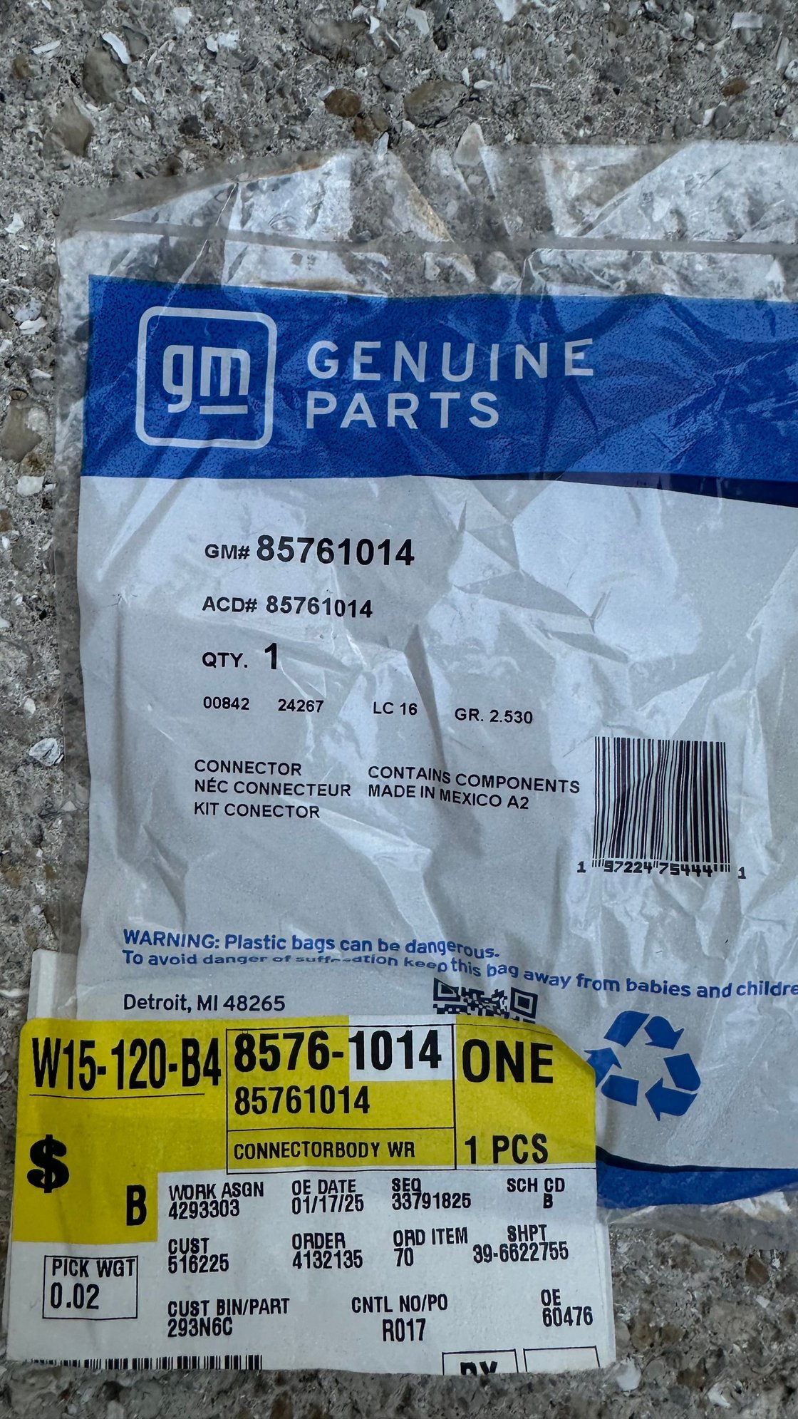 new connector part