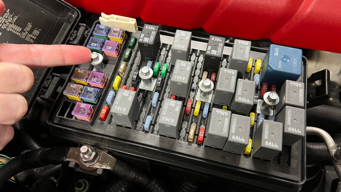 13+ 2014 Silverado Fuse Box