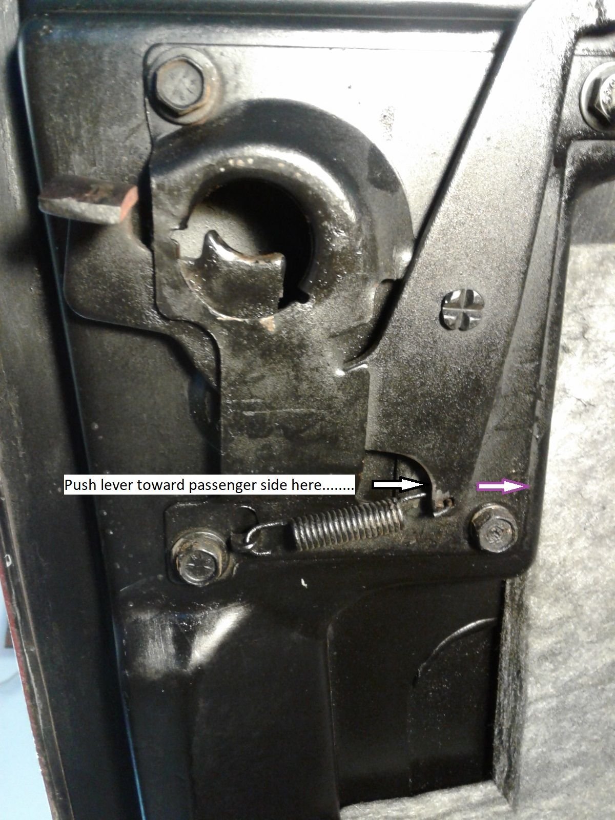 1968 C3 Broken Hood Release Instructions CorvetteForum Chevrolet