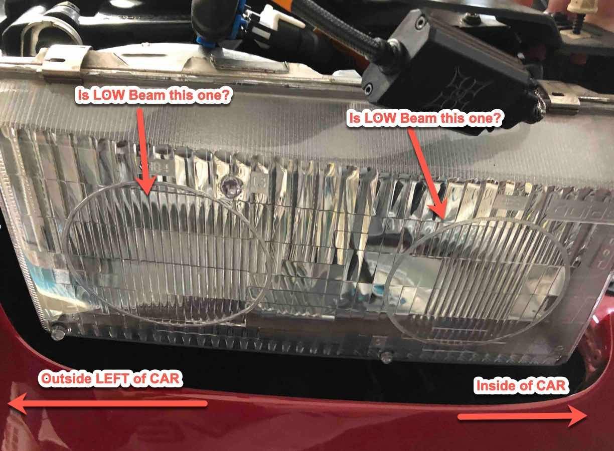 Which headlight is low beam? CorvetteForum Chevrolet Corvette Forum