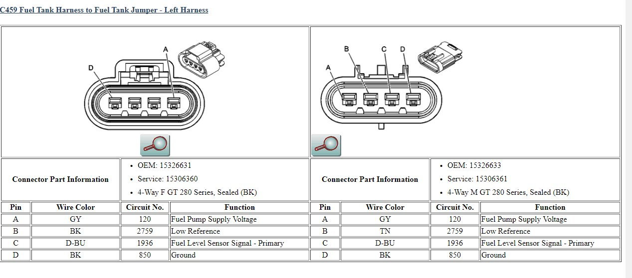 Fuel Pump Sensor Wiring Diagram