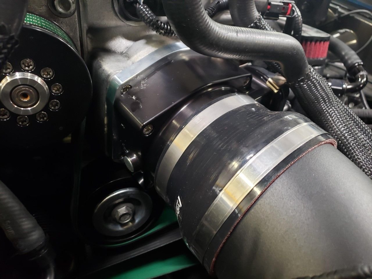 ZR1 103 MM throttle body adapter plate CorvetteForum Chevrolet