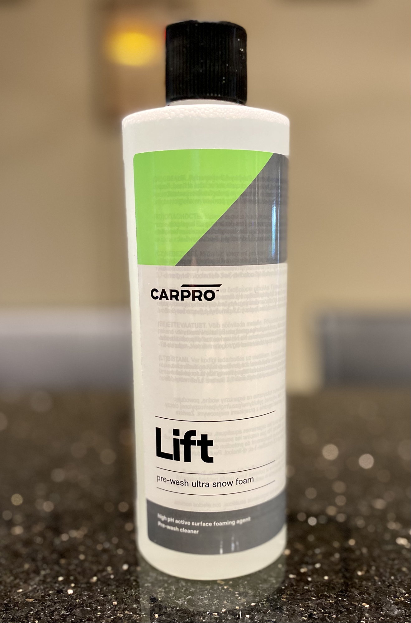 Carpro Reset - Diluting in foam lance bottle?