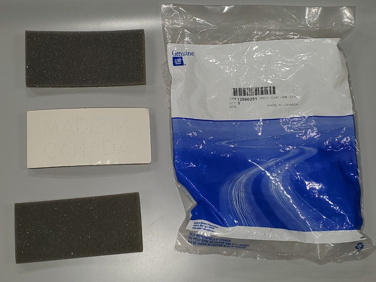 FS (For Sale) 12560251 Sponge LS6 Intake Manifold Gaskets