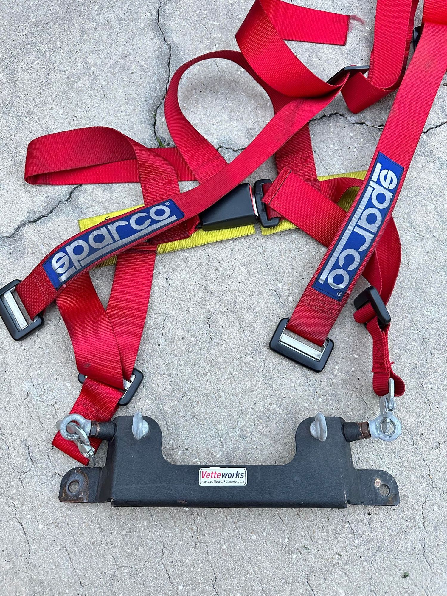 FS (For Sale) VetteWorks Hardbar Lap Belt Harness Mount Racing