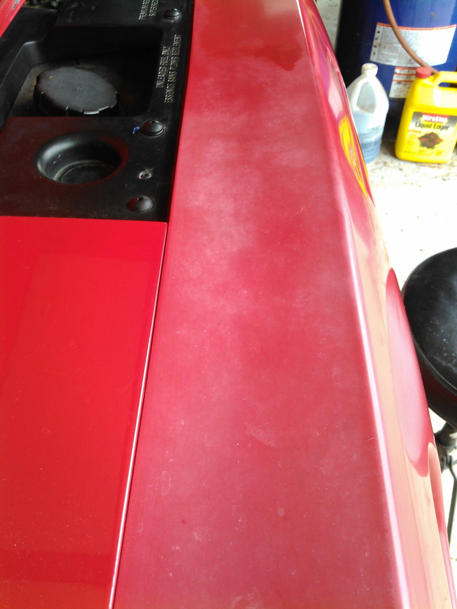 Rear bumper clear coat repair (pics). CorvetteForum Chevrolet