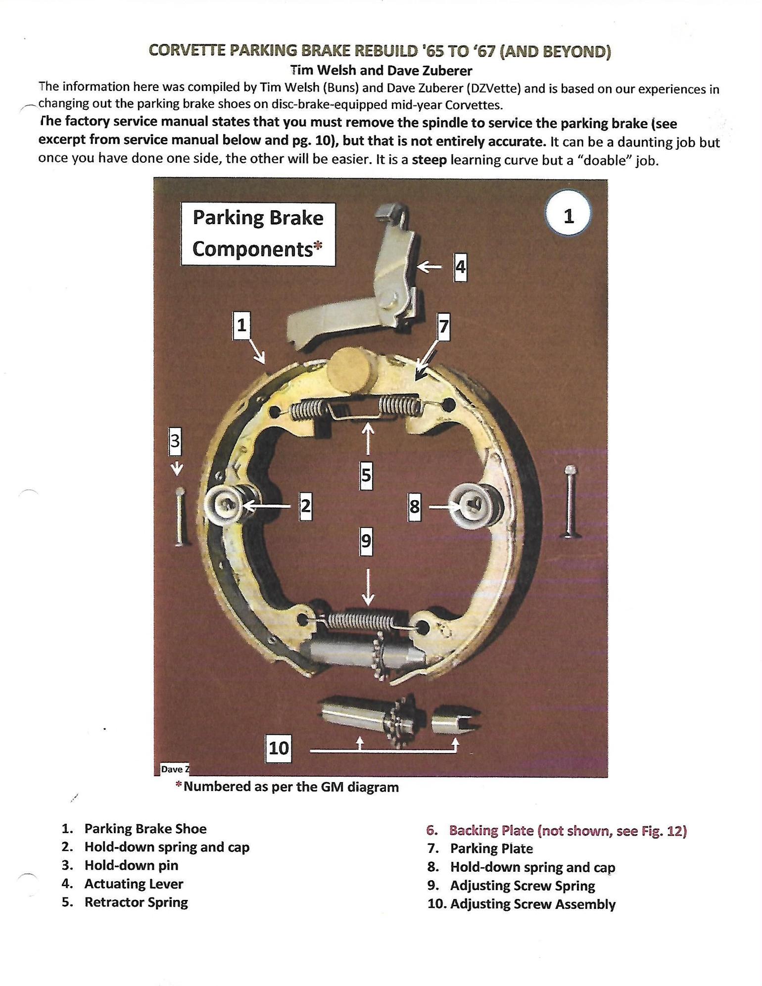 Stainless parking brake install help CorvetteForum Chevrolet