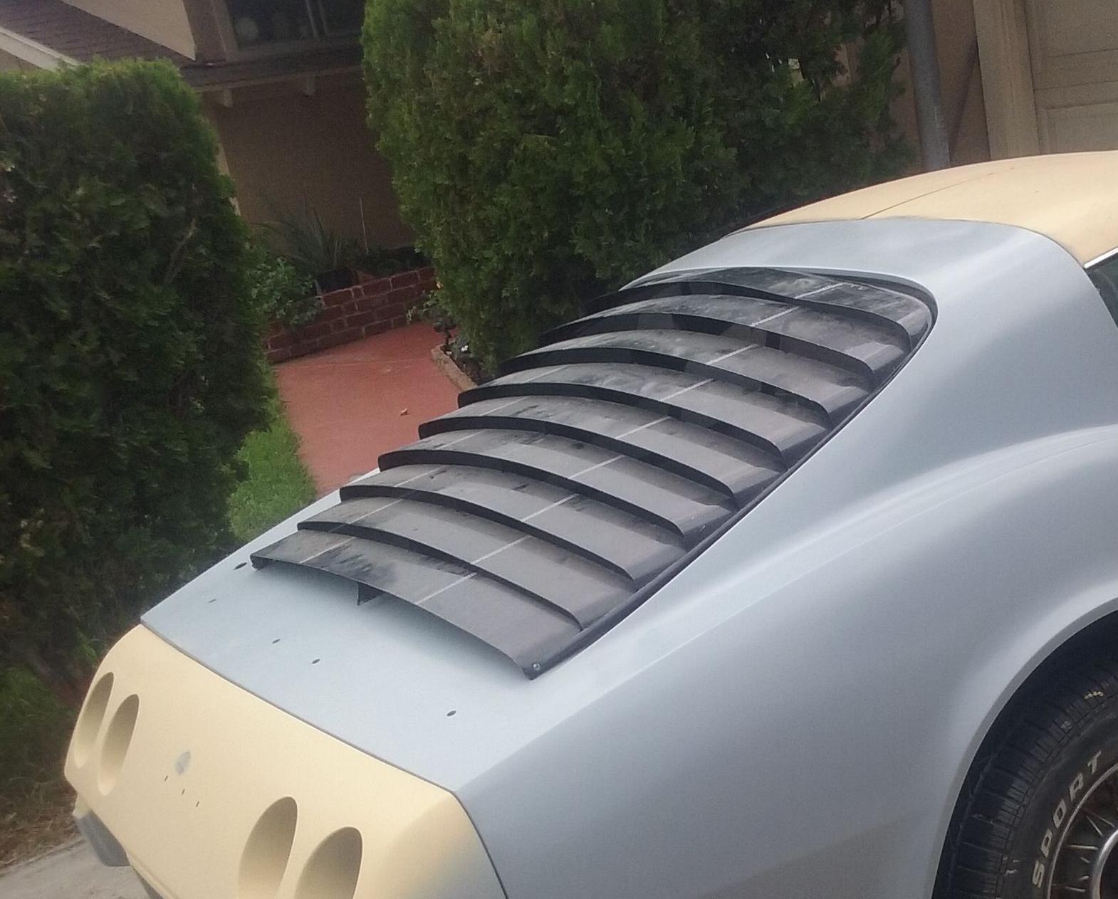 FS (For Sale) 6877 Rear Window Louvers [SoCal] CorvetteForum Chevrolet Corvette Forum
