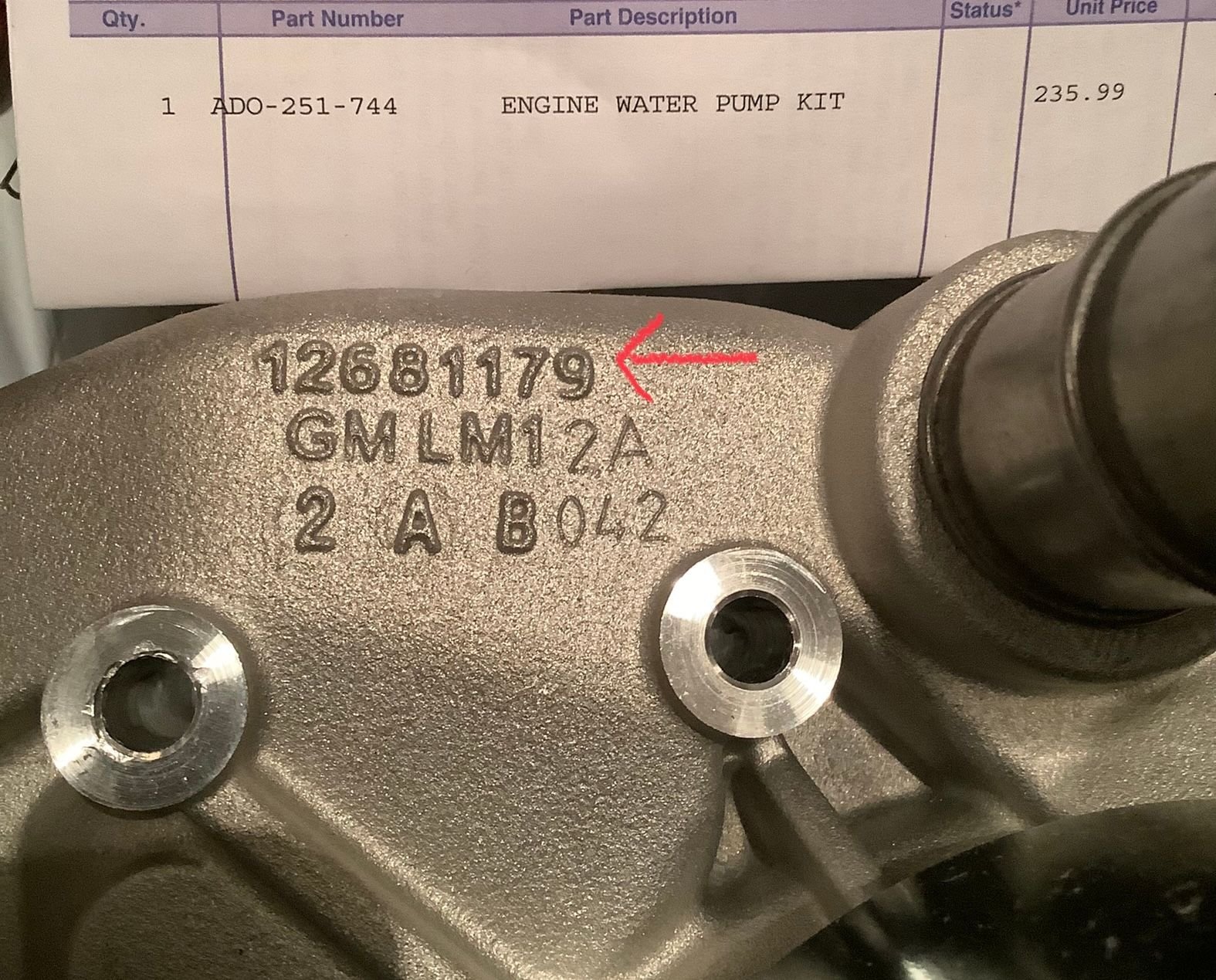 GM Part Number Looks Wrong ! - CorvetteForum - Chevrolet Corvette 