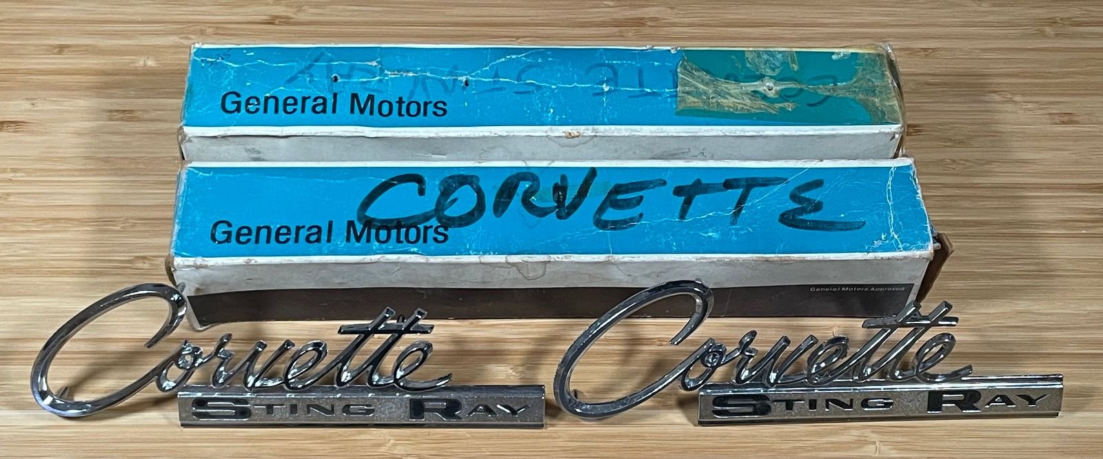 FS (For Sale) 6365 Rear Deck Emblem (2), 3797414, NOS w/box