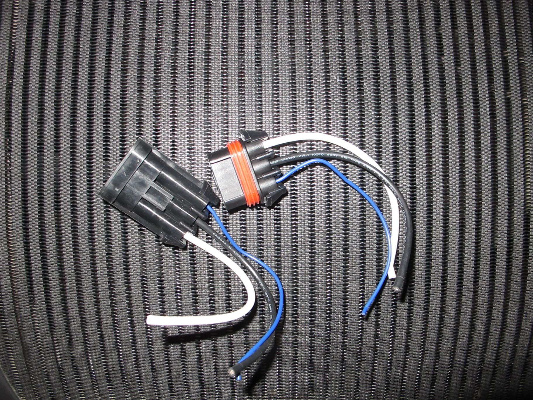 FS (For Sale) Heavy Duty (12 ga) wired radiator fan connector