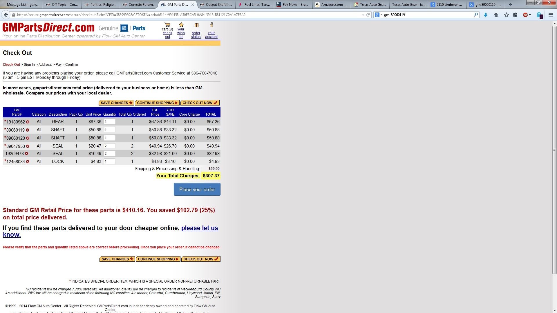 Best place to get GM parts after GMPartshouse? CorvetteForum