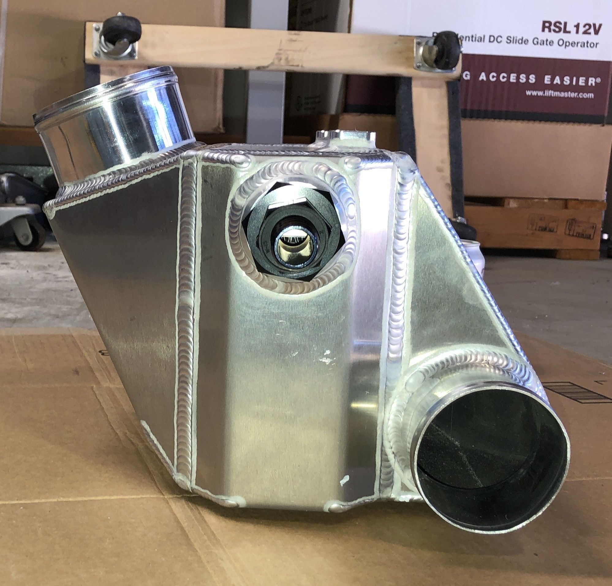 A2W intercooler intake for C6 hood CorvetteForum Chevrolet Corvette