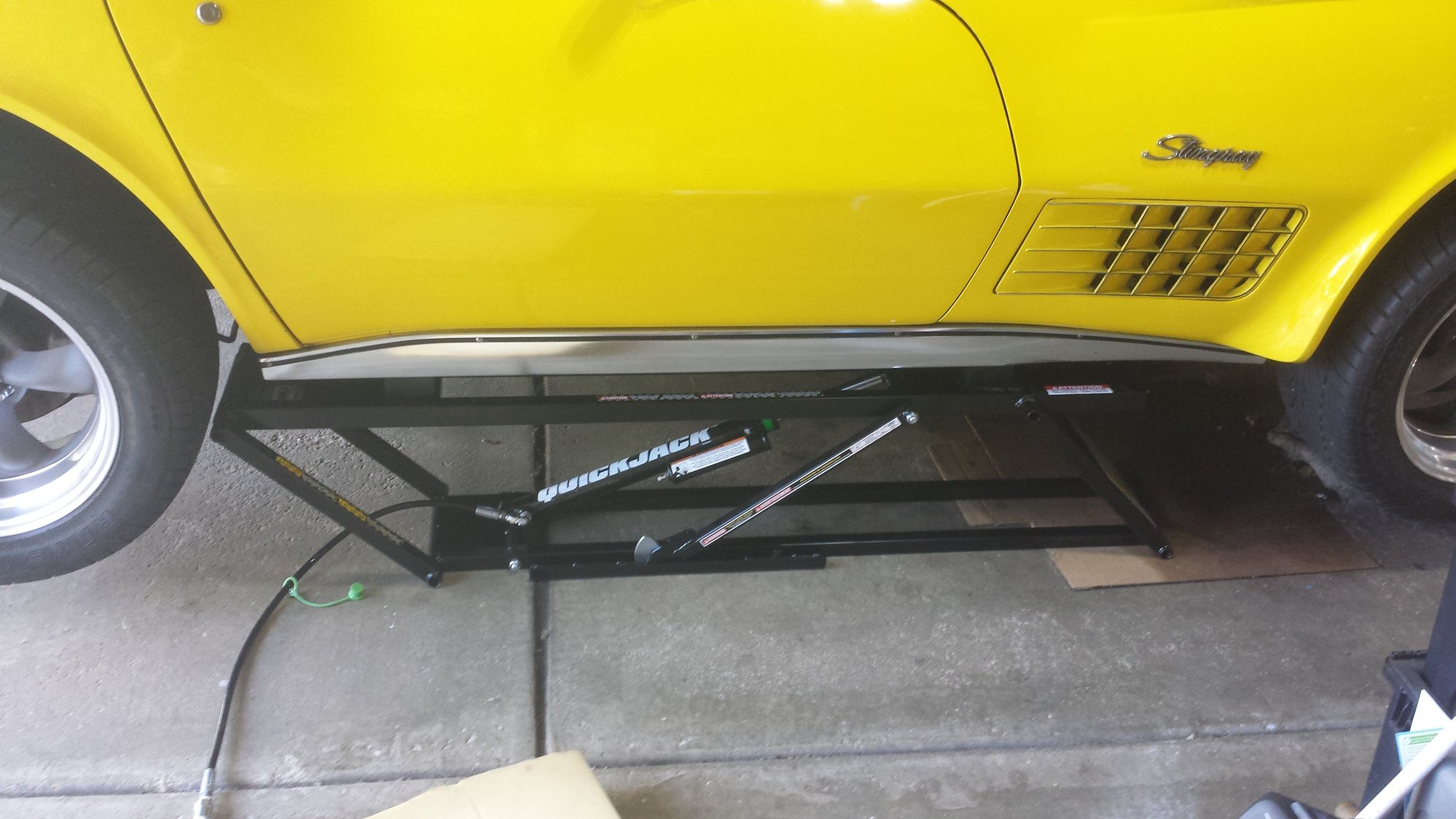 About the Quickjack forward block placement CorvetteForum Chevrolet